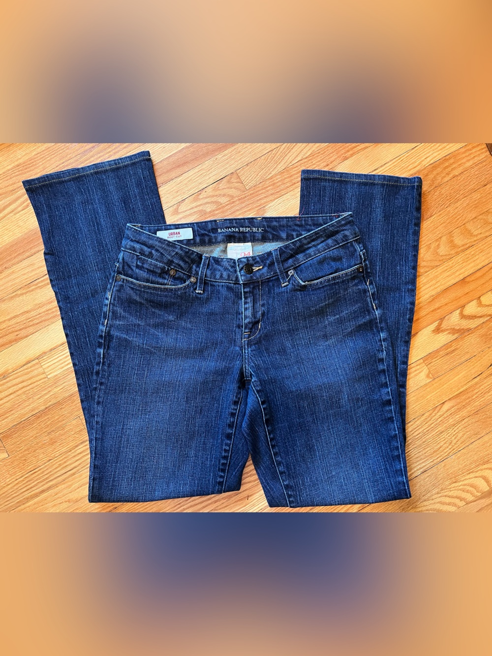 Banana Republic Women's Deep Blue Urban Bootcut Jeans size 4